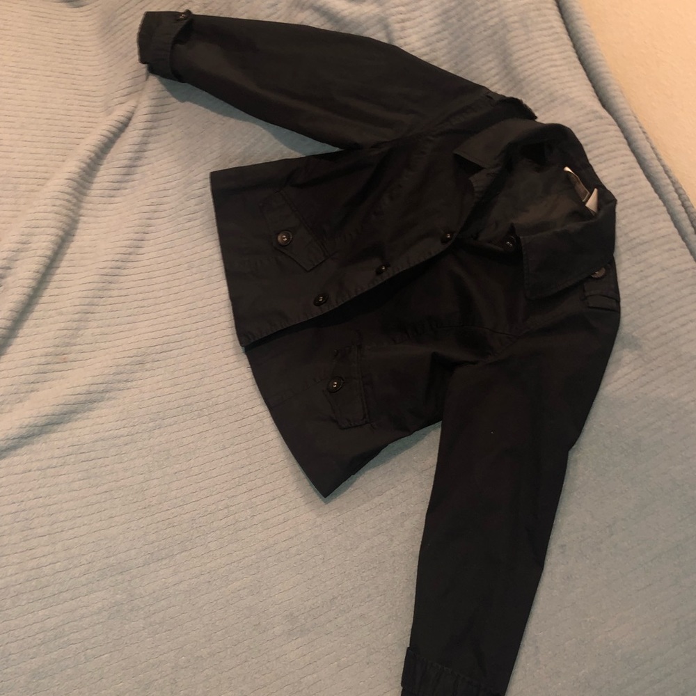 Petite Crop Trenchcoat